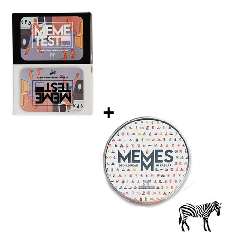 Imagen 1 de 10 de Meme Test + Memmes Fight Juego De Mesa Cartas Previa Risas