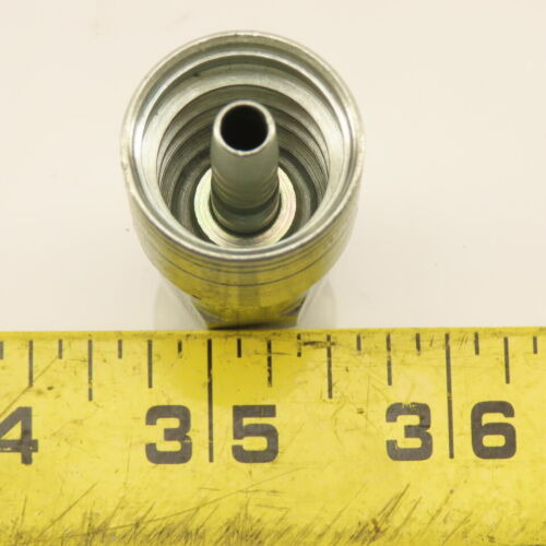 Eaton Hydraulic Crimp Fitting (-4 ) Hose X 1/4 Bsp Inve Aal