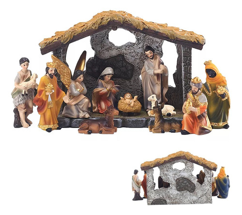 Cajas De Regalo Con Forma De Pesebre Navideño Con Forma De
