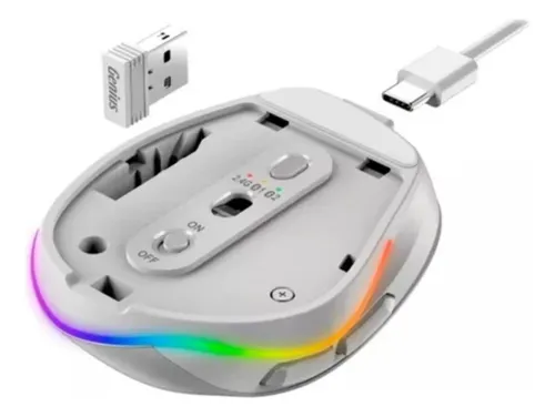 Mouse Genius Ergo 9000s Pro Con Conexión Usb Rosado Rosa