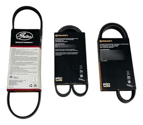 Kit 3 Correia Poly-v Alternador Ac Dh Tucson 2.0 16v