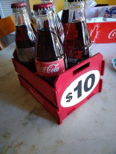Cajon Promocion De Coca Cola, Pequeño P/botellas 237ml
