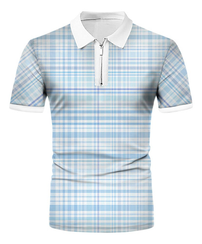 Polo Camiseta Para Hombr Slim Fit Manga Corta Classic Chine