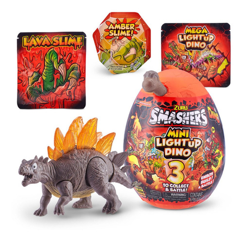 Smashers Dino Mini Light Up Dinosaurio Huevo Sorpresas Luces