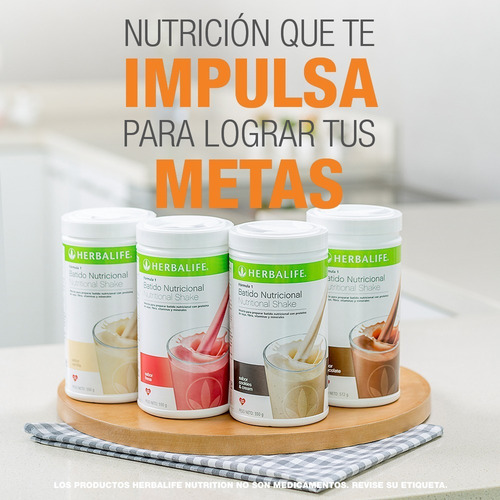 Combo: Pack 2 Batidos Herbalife+té Quema Grasa
