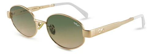 Anteojos Sol Infinit Alaska Dorado Lente Suave Verde Infinit Alaska Suave Espejada Verde Degrade - Brownish Dorado - Gold Dorado - Gold