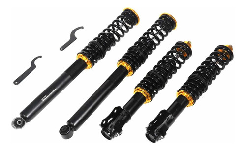 Amortiguadores Coilovers Jetta Golf Mk2 Mk3 Negros