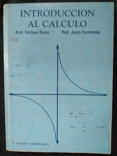 Introducción Al Calculo - Rivas Y Sarmiento (Usado)