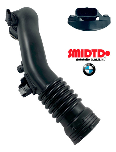 Manguera Aire Turbo Y Sensor Map Bmw 535i Base 3.0l L6 12-16