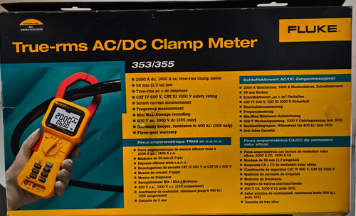 Pinzas Amperimétrica Fluke 355