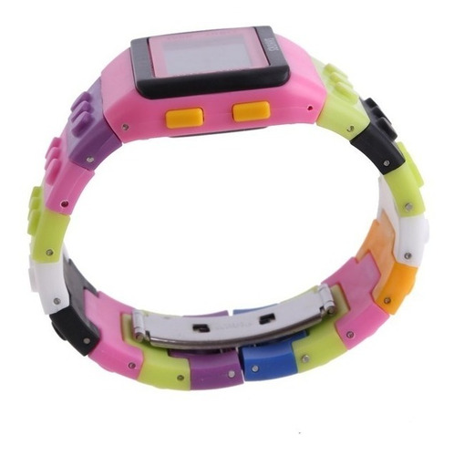 Reloj Sport Unisex Dama Niño Niña Lcd Digital Arcoiris