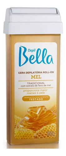 Cera Quente Para Depilação Rollon Mel 100g Depil Bella