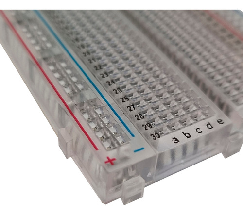 Protoboard Transparente 400 Puntos Electronica