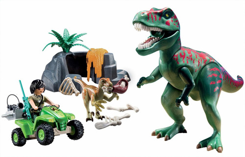 Playmobil Explorer Quad Con Trex Multicolor Pmb