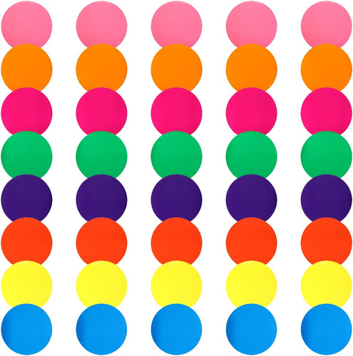 Tupalizy 40 Calcomanías Circulares De Puntos De Colores Para