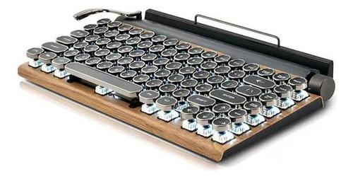 Teclado Mecânico De Máquina De Escrever Retrô: Celular E Tab