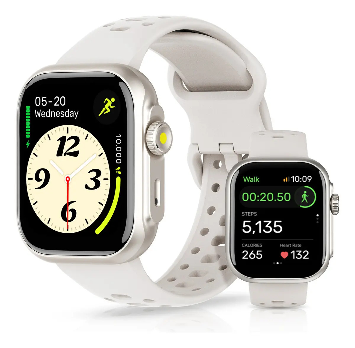 Smartband Bettdow FB041 com GPS e Tela de 1.83" Dourada