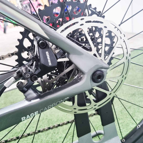 Bicicleta Aro 29 Rava Rage Carbon 12v Sram Tam. 19 Cinza
