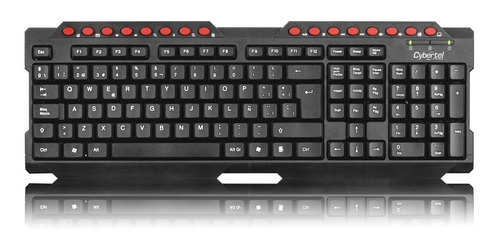 Teclado Multimedia Cybertel Prince + 16 Botones Cyb-k212