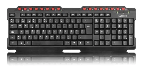 comprar Teclado Multimedia Cybertel Prince + 16 Botones Cyb-k212