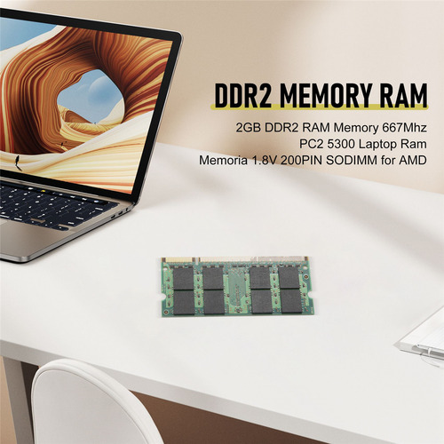 Memoria Ram Ddr2 De 2 Gb, 667 Mhz, Pc2 5300, Memoria Ram Par