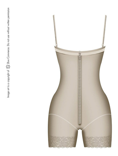 Imagen 5 de 8 de Faja Colombiana Salome Moldeadora Strapless Short 0214 Beige