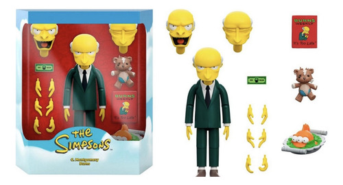 Figura Super7 Ultimates The Simpsons C Montgomery Burns