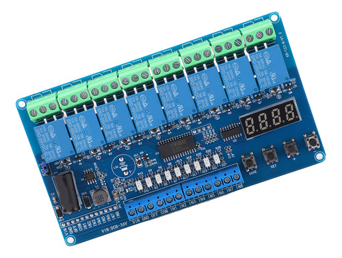 Relé Temporizador Dc 8v A 36v Módulo De Relé Con Grado Indus