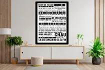 Comprar Cuadro No Te Va Gustar Ntvg  Con Frases  30x40  Muy Original
