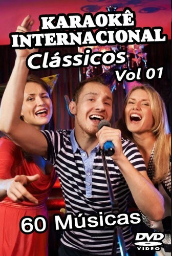 Dvd Karaokê Internacional Clássicos Vol 01 60 Músicas Leia