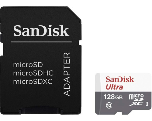 Memoria Sd Sandisk Ultra Microsdxc Cl10 Sdsquns-128g-gn6t /v