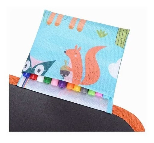 Pizarrón Mágico Infantiles Lapices Dibujo 12 Colores Regalos