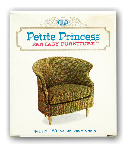 Ideal Petite Princess Fantasy Furniture Salon Drum Chair