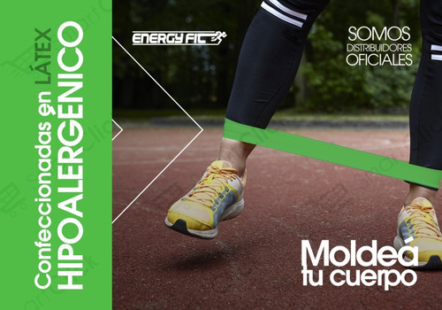 Imagen 5 de 10 de Kit 3 Bandas Elasticas Circular Medium + Hard + Extra Hard