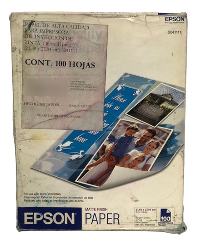 Papel Epson S041111 High Quality Mate 