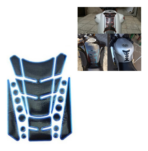 Adhesivo Protector Para Tanque De Moto Racing Moto Tunning