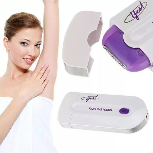 Depiladora íntima eléctrica para mujer, depilación inteligente, color blanco