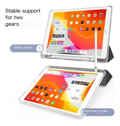 For Huawei Matepad 11.5s Funda Tríptico Transparente Blue ,