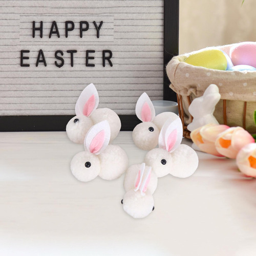 5 Uds Conejo De Pascua Animales De Peluche Para Manualidades