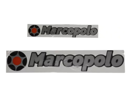 Emblema Marcopolo Frontal Y Trasero Buses