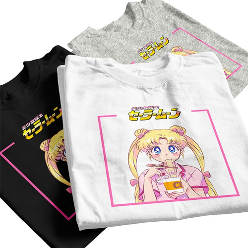 Imagen 4 de 6 de Remera Algodón Sailor Moon Serena Ramen
