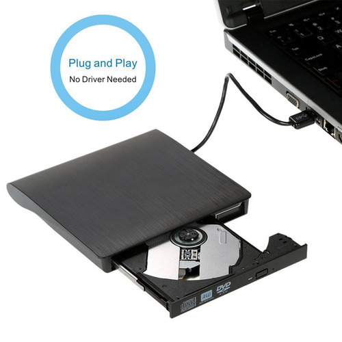 Imagen 4 de 5 de Externo Usb 3,0 Unidad De Dvd Rw Quemador Escritor Lector Re