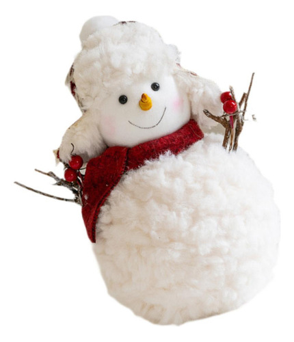 Sd Muñeco De Nieve Navideño, Adorno De Regalo 14x18cm