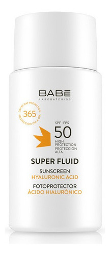 Babe con ácido hialurónico fotoprotector super fluido SPF 50 50ml