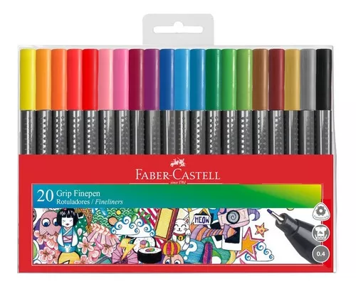 Rotuladores Faber-Castell 50 Colores, lavables