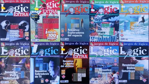 Lote X 10 Revistas Logic - Juegos De Lógica E Ingenio