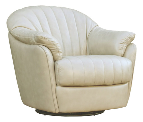Poltrona U270 Couro Bege Claro Idea Relax By Natuzzi Group
