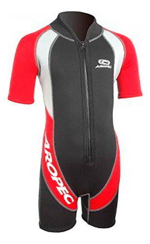 Imagen 1 de 3 de Traje Neopreno Buceo Aropec Shorty 2mm Niño 4/14 - Tecnobox