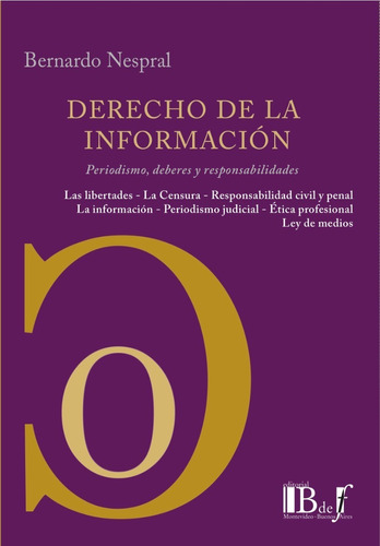 Nespral - Derecho De La Información. Periodismo - Bdef