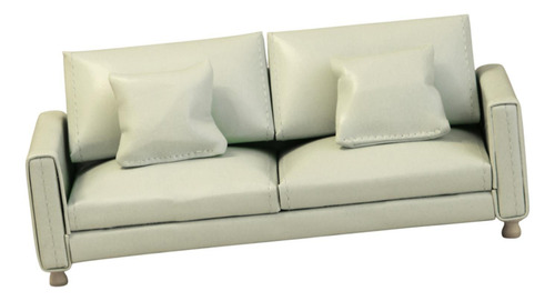 Sofá Para Casa De Muñecas 1:12, Sofá Doble Verde